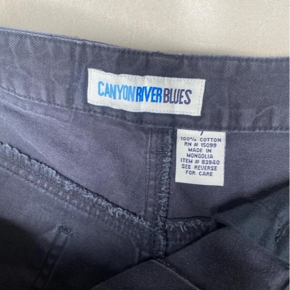 Canyon River Blues black cotton shorts
